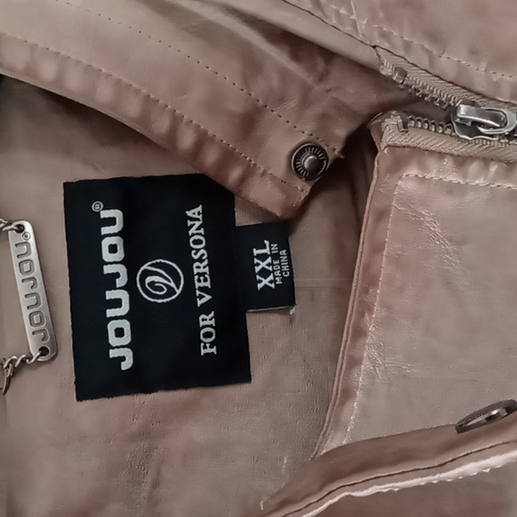 NWT JOUJOU Vegan Leather Jacket - Picture 5 of 13